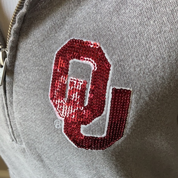 Pink by Victoria’s Secret OU quarter zip hoodie - Picture 2 of 9